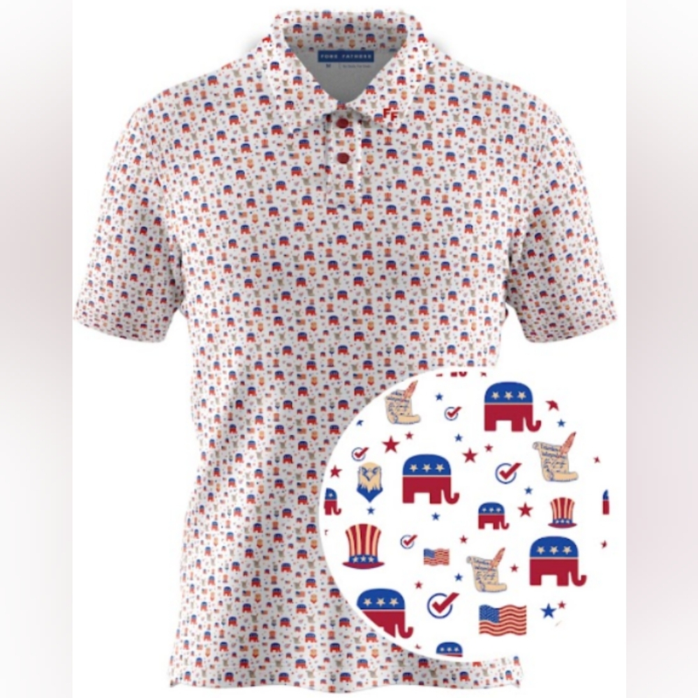 NWT Fore Fathers Go Red Polo - Size Large (Sold out online!)
